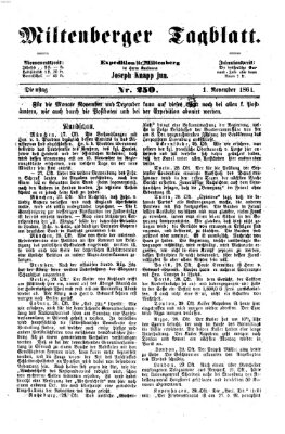 Miltenberger Tagblatt Dienstag 1. November 1864