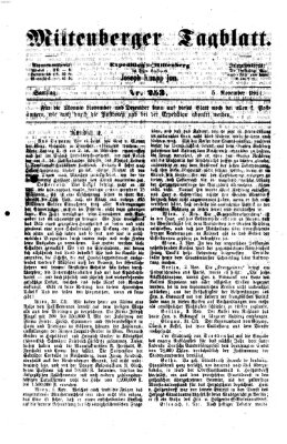 Miltenberger Tagblatt Samstag 5. November 1864