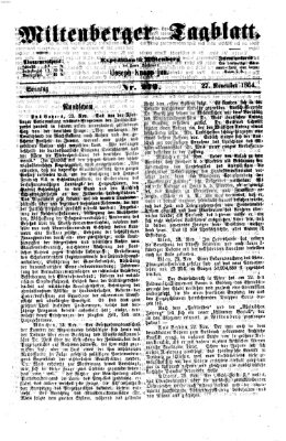 Miltenberger Tagblatt Sonntag 27. November 1864