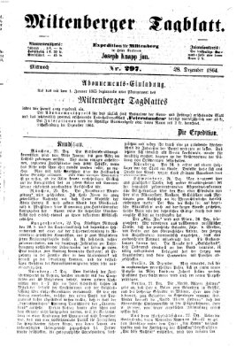 Miltenberger Tagblatt Mittwoch 28. Dezember 1864