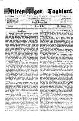 Miltenberger Tagblatt Freitag 27. Januar 1865