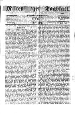 Miltenberger Tagblatt Donnerstag 11. Mai 1865