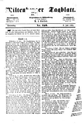 Miltenberger Tagblatt Donnerstag 6. Juli 1865