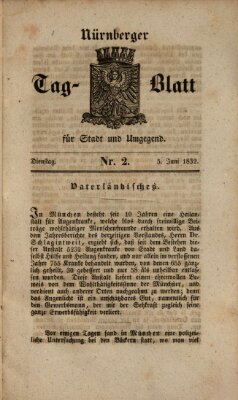 Nürnberger Tag-Blatt für Stadt und Umgegend Dienstag 5. Juni 1832