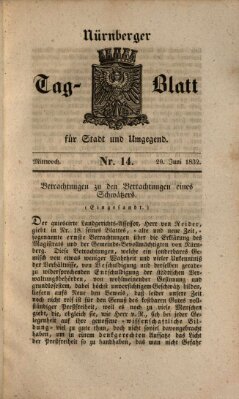 Nürnberger Tag-Blatt für Stadt und Umgegend Mittwoch 20. Juni 1832