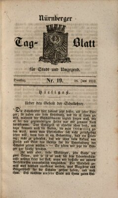 Nürnberger Tag-Blatt für Stadt und Umgegend Dienstag 26. Juni 1832