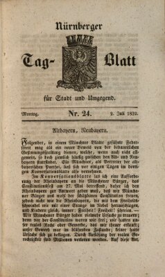 Nürnberger Tag-Blatt für Stadt und Umgegend Montag 2. Juli 1832