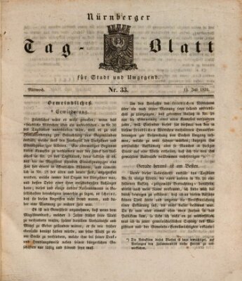 Nürnberger Tag-Blatt für Stadt und Umgegend Donnerstag 12. Juli 1832