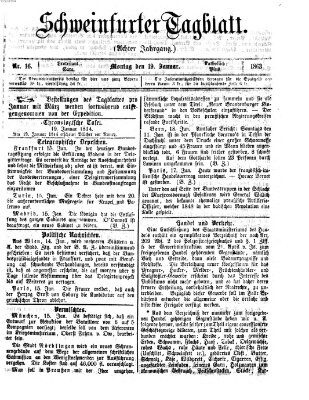 Schweinfurter Tagblatt Montag 19. Januar 1863