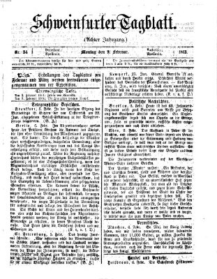 Schweinfurter Tagblatt Montag 9. Februar 1863