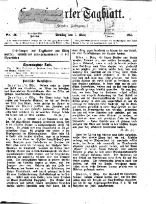 Schweinfurter Tagblatt Dienstag 7. März 1865