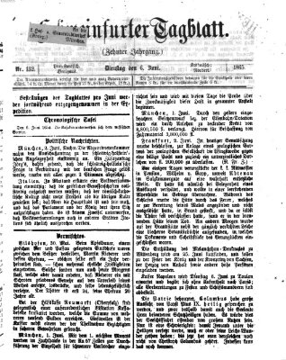 Schweinfurter Tagblatt Dienstag 6. Juni 1865