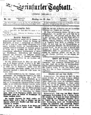 Schweinfurter Tagblatt Dienstag 20. Juni 1865