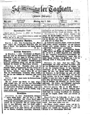 Schweinfurter Tagblatt Montag 3. Juli 1865