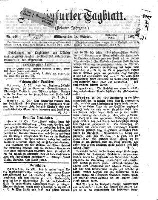 Schweinfurter Tagblatt Mittwoch 18. Oktober 1865