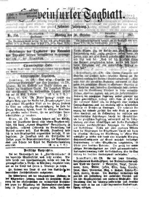 Schweinfurter Tagblatt Montag 30. Oktober 1865