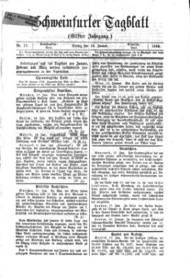 Schweinfurter Tagblatt Freitag 19. Januar 1866