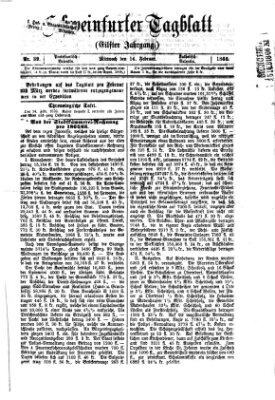 Schweinfurter Tagblatt Mittwoch 14. Februar 1866