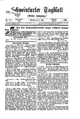 Schweinfurter Tagblatt Mittwoch 9. Mai 1866