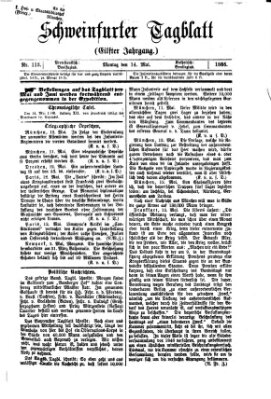 Schweinfurter Tagblatt Montag 14. Mai 1866