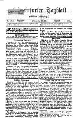 Schweinfurter Tagblatt Mittwoch 23. Mai 1866