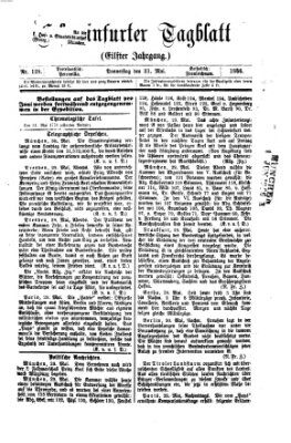 Schweinfurter Tagblatt Donnerstag 31. Mai 1866