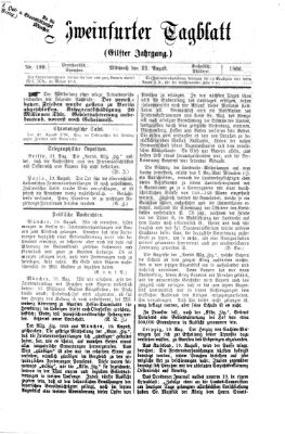 Schweinfurter Tagblatt Mittwoch 22. August 1866