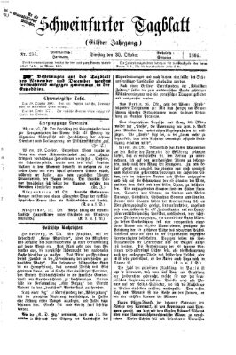 Schweinfurter Tagblatt Dienstag 30. Oktober 1866