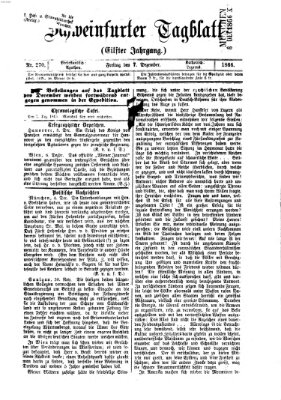 Schweinfurter Tagblatt Freitag 7. Dezember 1866