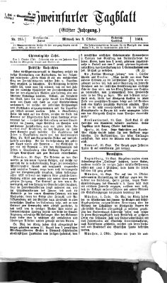 Schweinfurter Tagblatt Mittwoch 3. Oktober 1866