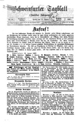 Schweinfurter Tagblatt Freitag 11. Januar 1867