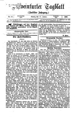 Schweinfurter Tagblatt Montag 14. Januar 1867