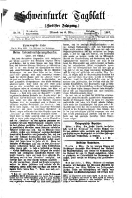 Schweinfurter Tagblatt Mittwoch 6. März 1867