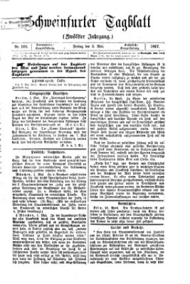 Schweinfurter Tagblatt Freitag 3. Mai 1867