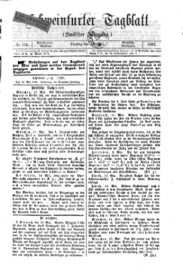 Schweinfurter Tagblatt Dienstag 14. Mai 1867