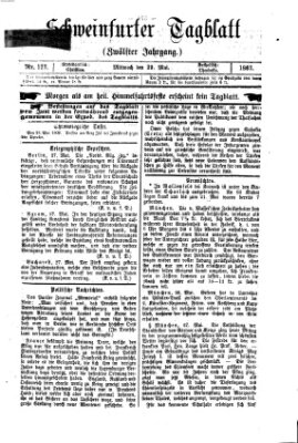 Schweinfurter Tagblatt Mittwoch 29. Mai 1867