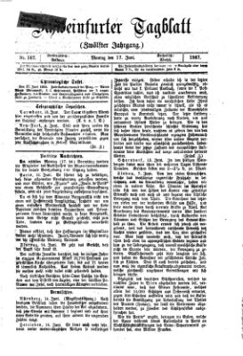 Schweinfurter Tagblatt Montag 17. Juni 1867