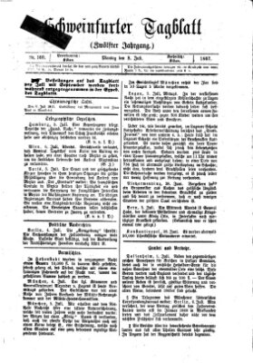 Schweinfurter Tagblatt Montag 8. Juli 1867