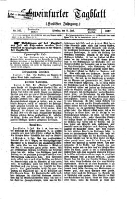 Schweinfurter Tagblatt Dienstag 9. Juli 1867