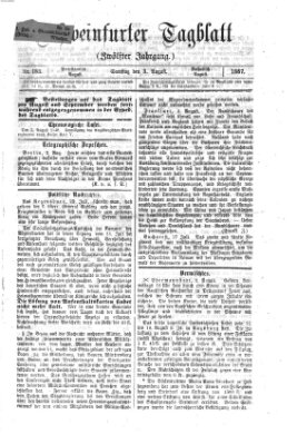 Schweinfurter Tagblatt Samstag 3. August 1867