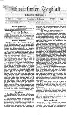 Schweinfurter Tagblatt Donnerstag 3. Oktober 1867