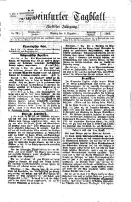 Schweinfurter Tagblatt Montag 9. Dezember 1867