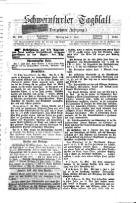 Schweinfurter Tagblatt Montag 1. Juni 1868