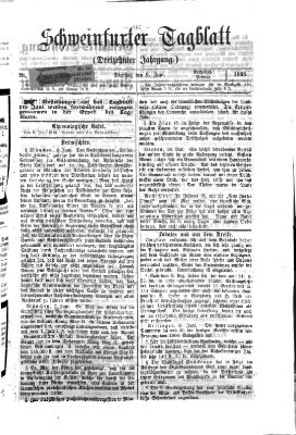 Schweinfurter Tagblatt Dienstag 9. Juni 1868