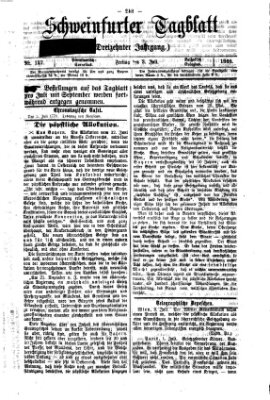 Schweinfurter Tagblatt Freitag 3. Juli 1868