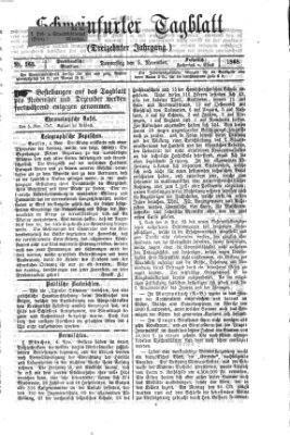 Schweinfurter Tagblatt Donnerstag 5. November 1868