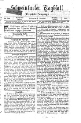 Schweinfurter Tagblatt Freitag 6. November 1868