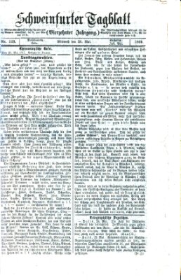 Schweinfurter Tagblatt Mittwoch 26. Mai 1869