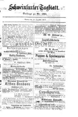 Schweinfurter Tagblatt Montag 13. Dezember 1869