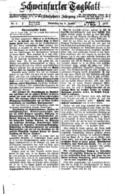 Schweinfurter Tagblatt Donnerstag 6. Januar 1870